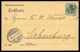 1907, Deutsches Reich, 85 I , Brief - Altri & Non Classificati