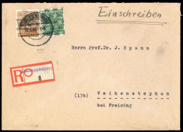 1948, Bizone, 44 I, 51 II, Brief - Storia Postale