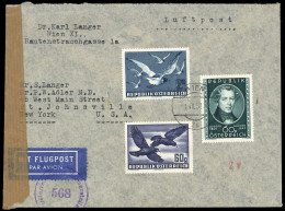 1951, Österreich, 955-56 U.a., Brief - Altri & Non Classificati