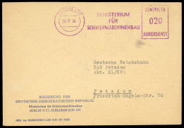 DDR Verwaltungspost C Laufkontrollzettel ZKD, Brief - Other & Unclassified