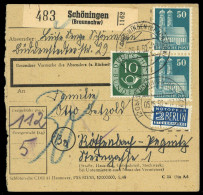 1948, Bizone, 92 Wg (2) U.a., Brief - Storia Postale