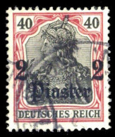 1905, Deutsche Auslandspost Türkei, 29, Gest. - Maroc (bureaux)