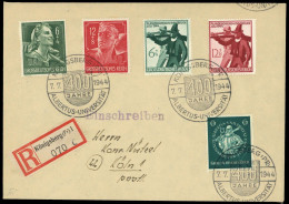 1944, Deutsches Reich, 897-98 U.a., Brief - Andere & Zonder Classificatie