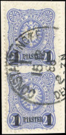 1884, Deutsche Auslandspost Türkei, 3 (2), Briefst. - Marruecos (oficinas)