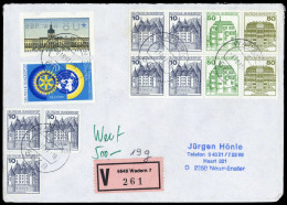 1982, Bundesrepublik Deutschland, HBl. 29 U.a., Brief - Other & Unclassified