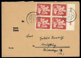 1943, Deutsches Reich, 859 (4) OR, Brief - Sonstige & Ohne Zuordnung