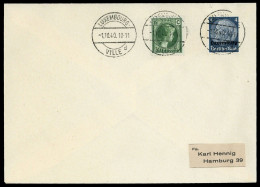 1940, Deutsche Besetzung II. WK Luxemburg, 2 U.a., Brief - Bezetting 1938-45