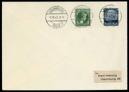 1940, Deutsche Besetzung II. WK Luxemburg, 2 U.a., Brief - Ocupación 1938 – 45