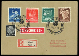 1941, Deutsches Reich, 768-71 U.a., Brief - Altri & Non Classificati