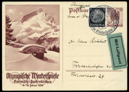 1935, Deutsches Reich, P 258 U.a., Brief - Other & Unclassified