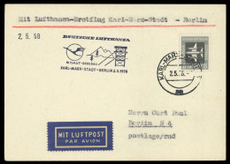 1958, DDR, 609, Brief - Other & Unclassified