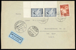 1938, Österreich, 603, 605 (2), Brief - Other & Unclassified