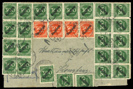 1923, Deutsches Reich, D 79 (60) U.a., Brief - Dienstzegels