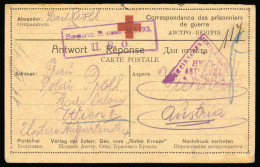 1917, Österreich, Brief - Mechanische Stempel