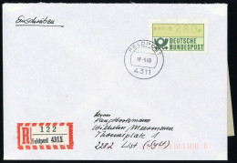 1986, Bundesrepublik Deutschland, ATM 1, Brief - Other & Unclassified