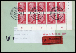 1963, DDR, 935 ER (10), Brief - Altri & Non Classificati