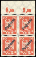 1924, Deutsches Reich, D 107 (4) P, ** - Oficial