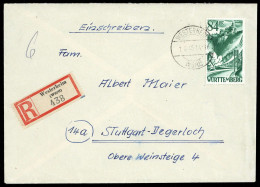 1947, Französische Zone Württemberg, 12, Brief - Other & Unclassified