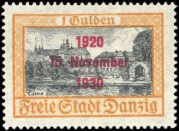 1930, Danzig, 230, * - Sonstige & Ohne Zuordnung