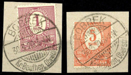 1920, Oberschlesien, 8+9, Briefst. - Otros & Sin Clasificación