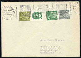 1956, Bundesrepublik Deutschland, S 37, W 14, Brief - Zusammendrucke