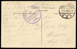 1918, Feldpost I. Wk, Brief - Autres & Non Classés
