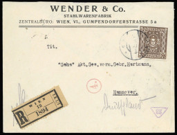 1922, Österreich, 398 A, Brief - Autres & Non Classés
