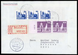 1990, DDR, 1919 (2),3344 (3) U.a., Brief - Other & Unclassified