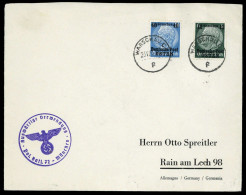 1939, Generalgouvernement, 3 + 8, Brief - Bezetting 1938-45