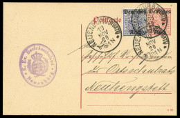 1920, Deutsches Reich, DP 14/02 U.a., Brief - Altri & Non Classificati