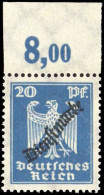 1924, Deutsches Reich, D 108 P, ** - Dienstzegels