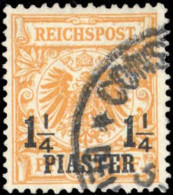 1889, Deutsche Auslandspost Türkei, 9, Gest. - Marruecos (oficinas)