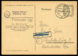 1946, Französische Zone Baden, P 836, Brief - Other & Unclassified