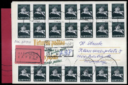 1992, Litauen, 465 (21), Brief - Lituanie