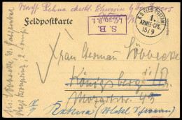 1915, Feldpost I. Wk, Brief - Other & Unclassified