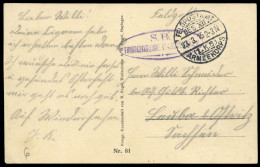 1915, Feldpost I. Wk, Brief - Other & Unclassified