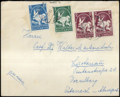 1937, Bulgarien, 235, 236 (2), 237, Brief - Autres & Non Classés