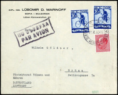 1940, Bulgarien, 365 (2), 376, Brief - Sonstige & Ohne Zuordnung