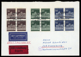 1966, Bundesrepublik Deutschland, 506-07, 509, Brief - Sonstige & Ohne Zuordnung