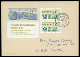 1993, Bundesrepublik Deutschland, 1 (2), Brief - Sonstige & Ohne Zuordnung