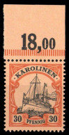 1900, Deutsche Kolonien Karolinen, 12 P OR, ** - Islas Carolinas
