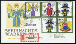 1990, Bundesrepublik Deutschland, 1484-87 U.a., FDC - Sonstige & Ohne Zuordnung