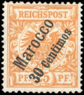 1899, Deutsche Auslandspost Marokko, 5, * - Deutsche Post In Der Türkei