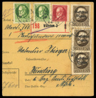 1919, Altdeutschland Bayern, 128 A (3) U.a., Brief - Altri & Non Classificati