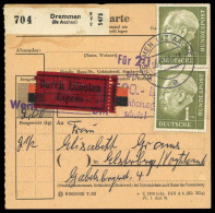 1954, Bundesrepublik Deutschland, 194 (2) U.a., Brief - Sonstige & Ohne Zuordnung