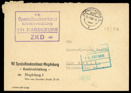 1968, DDR Dienst Und ZKD Allgemein, Brief - Other & Unclassified