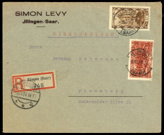 1926, Saar, 108, 119, Brief - Sonstige & Ohne Zuordnung