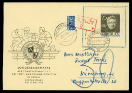 1953, Berlin, 98 U.a., FDC - Autres & Non Classés