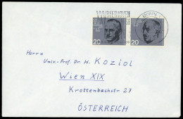 1964, Bundesrepublik Deutschland, 435-36 Zdr., Brief - Sonstige & Ohne Zuordnung