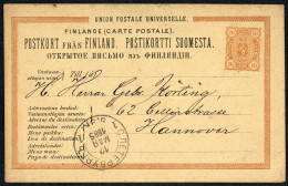 1888, Finnland, P 16 C, Brief - Other & Unclassified